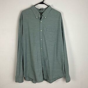 Eddie‎ Bauer Men’s Classic Fit Shirt Long Sleeve Button Down Business Casual 2XL